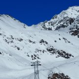 Le lieu de l'accident en dehors du domaine skiable de Verbier